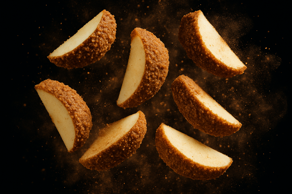ADD MUCH MORE TEXTURE TO THE SEASONING OF THE SKIN OF THE APPLE