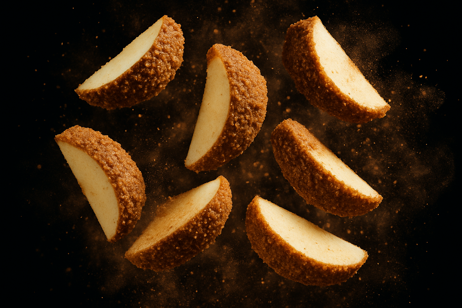 ADD MUCH MORE TEXTURE TO THE SEASONING OF THE SKIN OF THE APPLE
